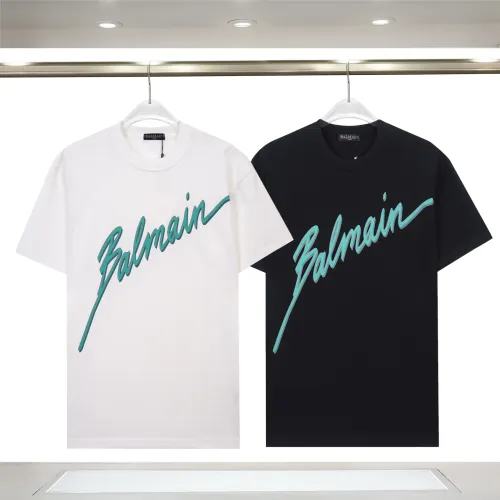Replica Balmain T-Shirts Short Sleeved For Unisex #1419604 $29.00 USD for Wholesale