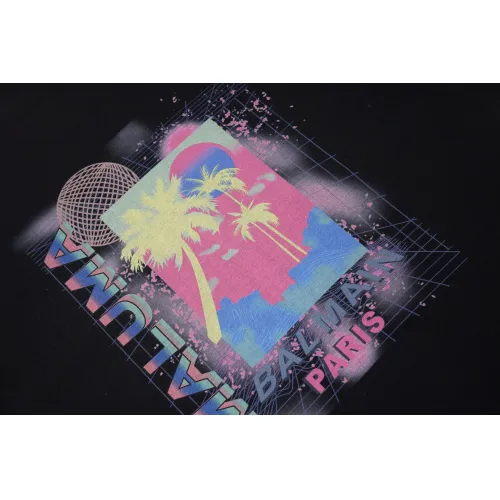 Replica Balmain T-Shirts Short Sleeved For Unisex #1419611 $29.00 USD for Wholesale