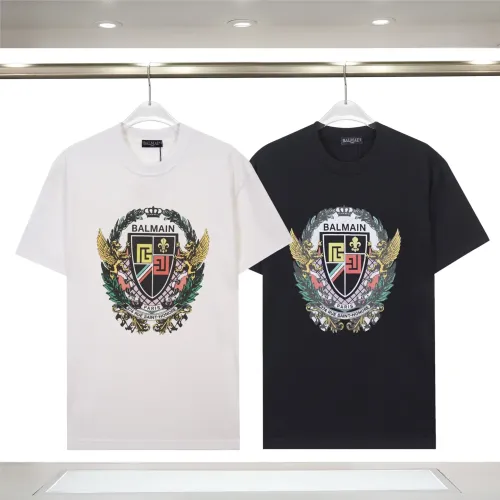 Replica Balmain T-Shirts Short Sleeved For Unisex #1419622 $29.00 USD for Wholesale