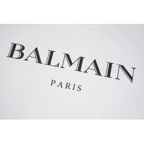 Replica Balmain T-Shirts Short Sleeved For Unisex #1419638 $29.00 USD for Wholesale