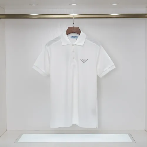 Prada T-Shirts Short Sleeved For Men #1419655 $36.00 USD, Wholesale Replica Prada T-Shirts