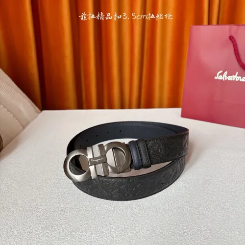 Salvatore Ferragamo AAA Quality Belts In 3.5cm For Men #1419720 $52.00 USD, Wholesale Replica Salvatore Ferragamo AAA Quality Belts