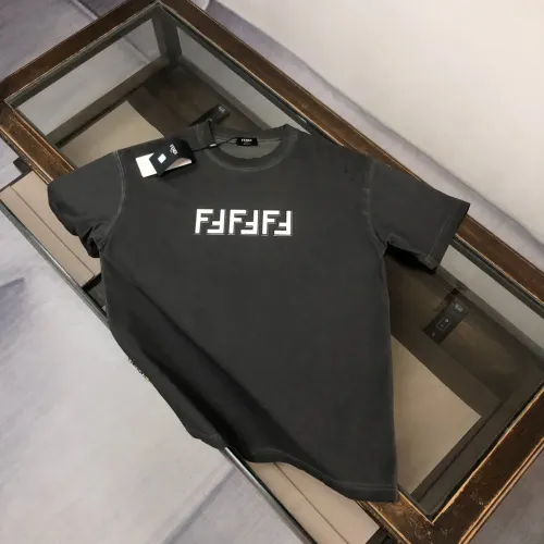 Fendi T-Shirts Short Sleeved For Unisex #1419927 $36.00 USD, Wholesale Replica Fendi T-Shirts