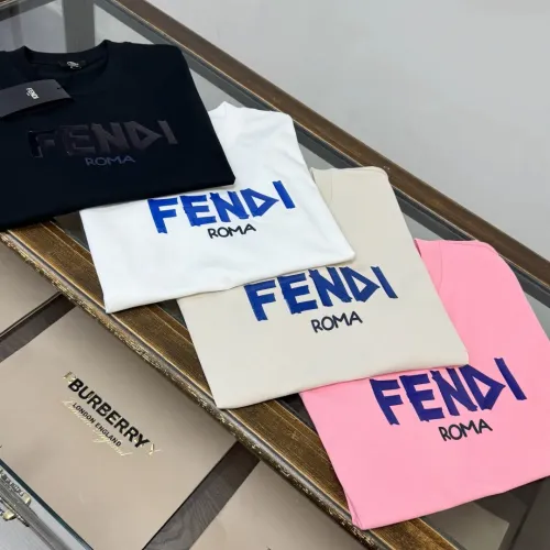 Replica Fendi T-Shirts Short Sleeved For Unisex #1419958 $29.00 USD for Wholesale