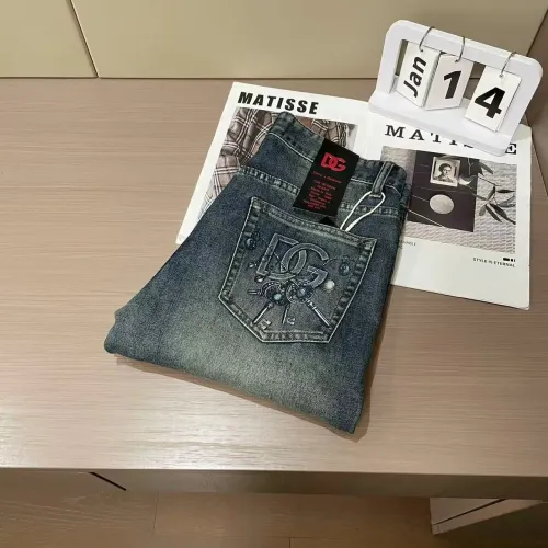 Dolce &amp; Gabbana D&amp;G Jeans For Men #1420217 $45.00 USD, Wholesale Replica Dolce &amp; Gabbana D&amp;G Jeans