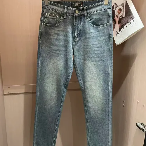 Replica Dolce & Gabbana D&G Jeans For Men #1420217 $45.00 USD for Wholesale