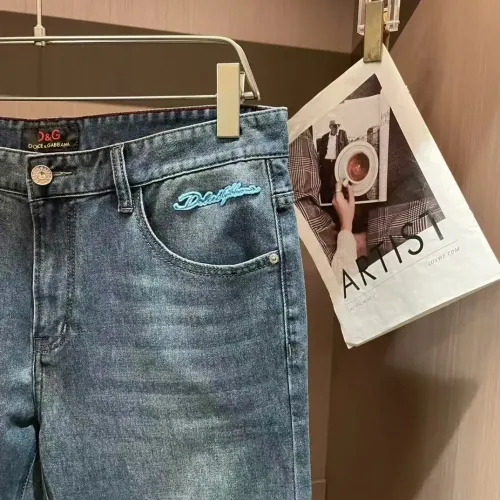Replica Dolce & Gabbana D&G Jeans For Men #1420218 $45.00 USD for Wholesale