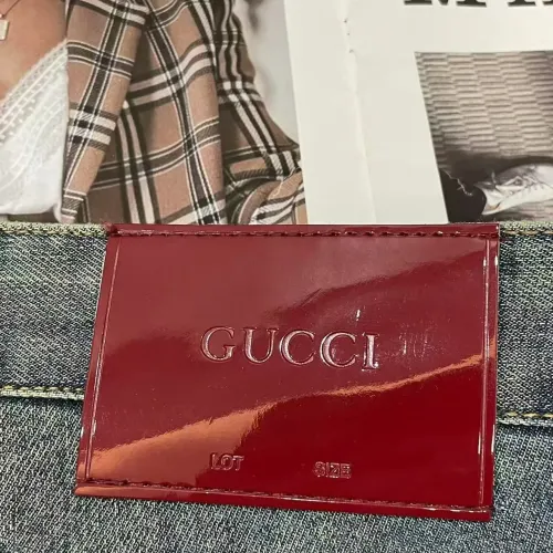 Replica Gucci Jeans For Men #1420227 $45.00 USD for Wholesale