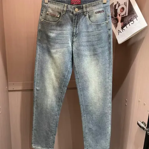 Replica Gucci Jeans For Men #1420227 $45.00 USD for Wholesale