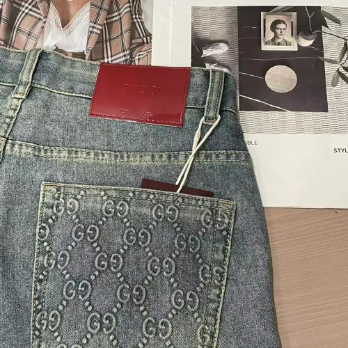 Replica Gucci Jeans For Men #1420227 $45.00 USD for Wholesale