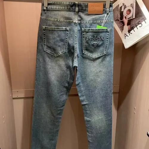 Replica Prada Jeans For Men #1420230 $45.00 USD for Wholesale