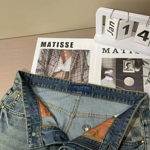 Replica Louis Vuitton LV Jeans For Men #1420231 $45.00 USD for Wholesale