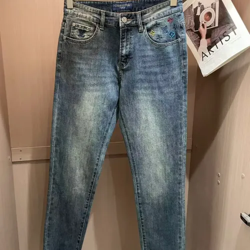 Replica Louis Vuitton LV Jeans For Men #1420237 $45.00 USD for Wholesale