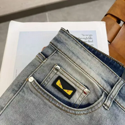 Replica Fendi Jeans For Men #1420245 $52.00 USD for Wholesale