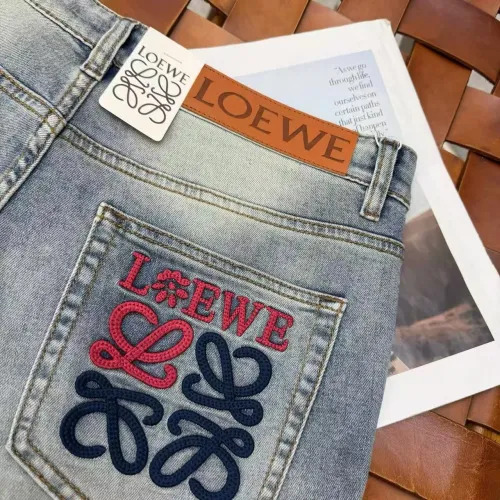 Replica LOEWE Jeans For Men #1420249 $52.00 USD for Wholesale