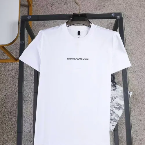 Armani T-Shirts Short Sleeved For Men #1420289 $34.00 USD, Wholesale Replica Armani T-Shirts