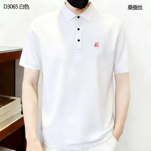 Replica Hermes T-Shirts Short Sleeved For Men #1420330 $40.00 USD for Wholesale
