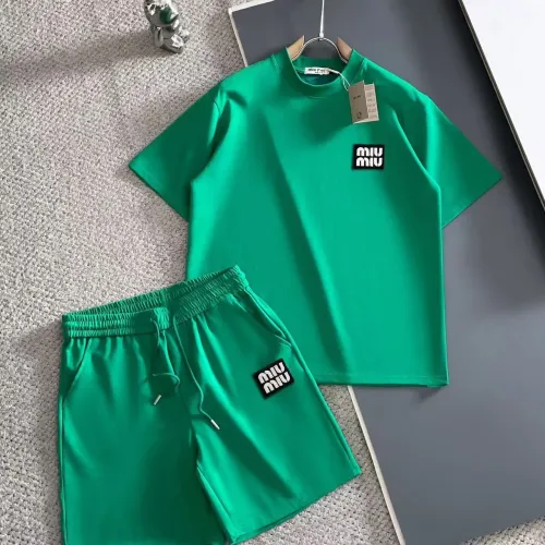 MIU MIU Tracksuits Short Sleeved For Men #1420427