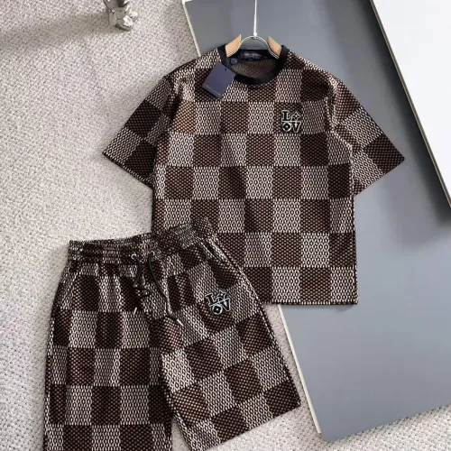 Louis Vuitton LV Tracksuits Short Sleeved For Men #1420433 $56.00 USD, Wholesale Replica Louis Vuitton LV Tracksuits