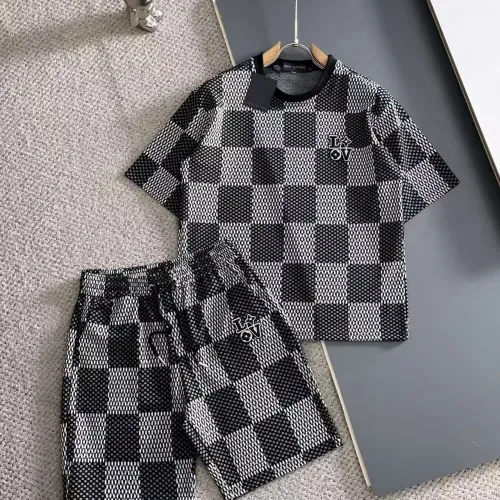 Louis Vuitton LV Tracksuits Short Sleeved For Men #1420435 $56.00 USD, Wholesale Replica Louis Vuitton LV Tracksuits