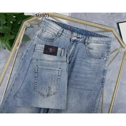Replica Moncler Jeans For Men #1420457 $45.00 USD for Wholesale