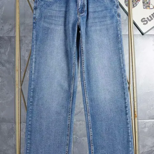 Replica LOEWE Jeans For Men #1420461 $45.00 USD for Wholesale