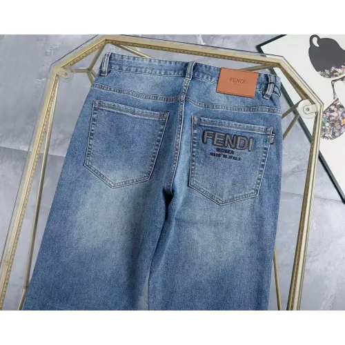 Replica Fendi Jeans For Men #1420522 $45.00 USD for Wholesale