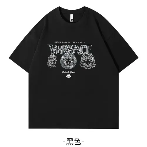 Versace T-Shirts Short Sleeved For Unisex #1420579 $34.00 USD, Wholesale Replica Versace T-Shirts