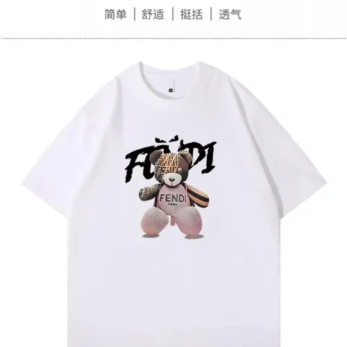 Fendi T-Shirts Short Sleeved For Unisex #1420582 $34.00 USD, Wholesale Replica Fendi T-Shirts