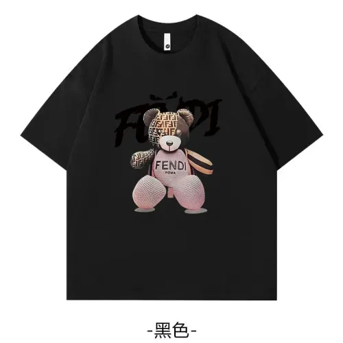 Fendi T-Shirts Short Sleeved For Unisex #1420589 $34.00 USD, Wholesale Replica Fendi T-Shirts