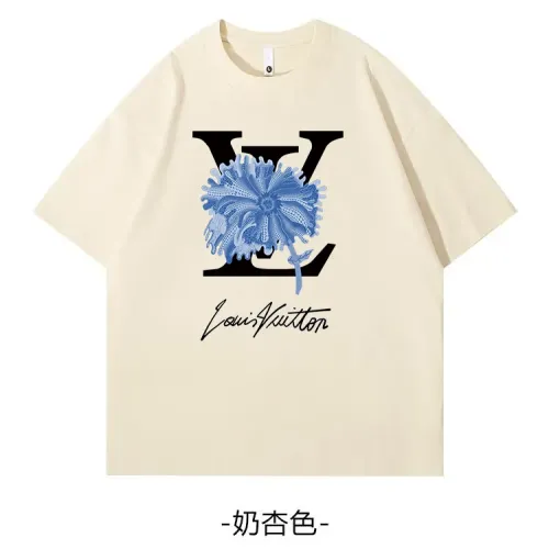 Louis Vuitton LV T-Shirts Short Sleeved For Unisex #1420592 $34.00 USD, Wholesale Replica Louis Vuitton LV T-Shirts