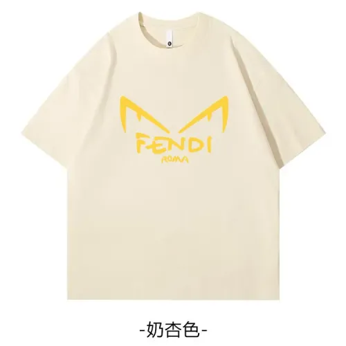 Fendi T-Shirts Short Sleeved For Unisex #1420639 $34.00 USD, Wholesale Replica Fendi T-Shirts