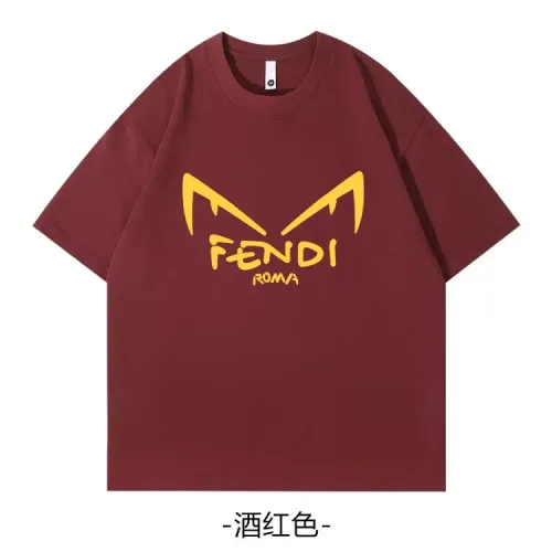 Fendi T-Shirts Short Sleeved For Unisex #1420641 $34.00 USD, Wholesale Replica Fendi T-Shirts