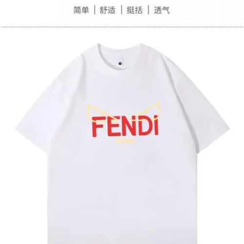 Fendi T-Shirts Short Sleeved For Unisex #1420649 $34.00 USD, Wholesale Replica Fendi T-Shirts