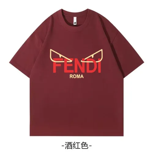 Fendi T-Shirts Short Sleeved For Unisex #1420653 $34.00 USD, Wholesale Replica Fendi T-Shirts