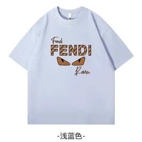 Fendi T-Shirts Short Sleeved For Unisex #1420662 $34.00 USD, Wholesale Replica Fendi T-Shirts