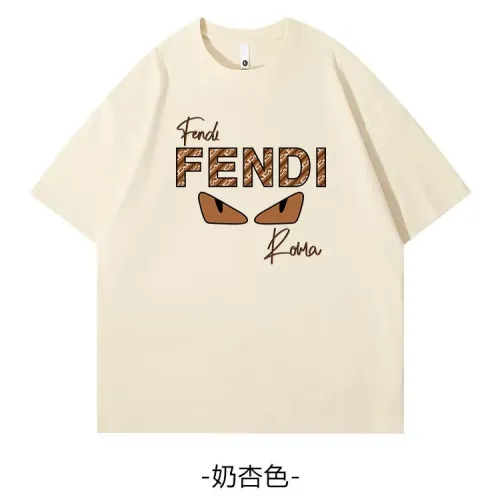 Fendi T-Shirts Short Sleeved For Unisex #1420663 $34.00 USD, Wholesale Replica Fendi T-Shirts