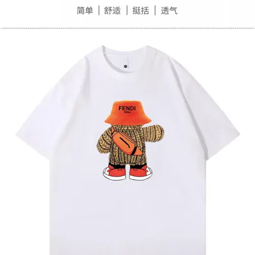 Fendi T-Shirts Short Sleeved For Unisex #1420667 $34.00 USD, Wholesale Replica Fendi T-Shirts