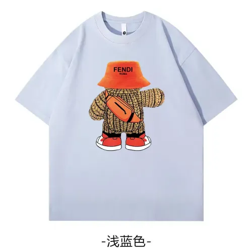 Fendi T-Shirts Short Sleeved For Unisex #1420668 $34.00 USD, Wholesale Replica Fendi T-Shirts