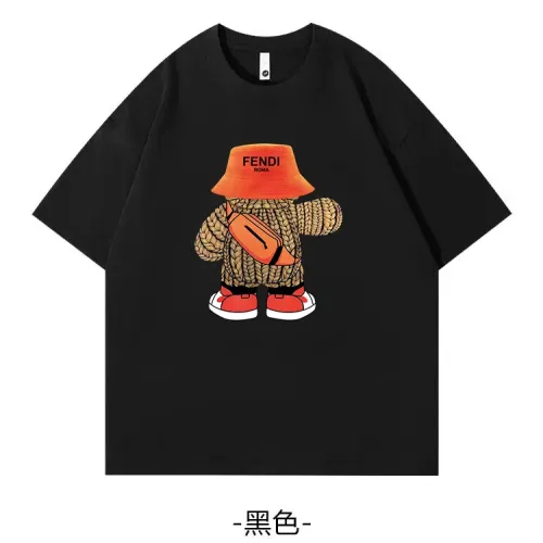 Fendi T-Shirts Short Sleeved For Unisex #1420672 $34.00 USD, Wholesale Replica Fendi T-Shirts