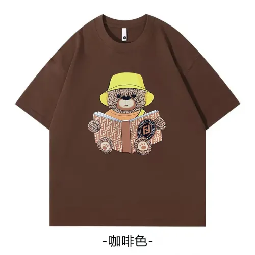Fendi T-Shirts Short Sleeved For Unisex #1420697 $34.00 USD, Wholesale Replica Fendi T-Shirts