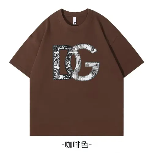 Dolce &amp; Gabbana D&amp;G T-Shirts Short Sleeved For Unisex #1420743 $34.00 USD, Wholesale Replica Dolce &amp; Gabbana D&amp;G T-Shirts