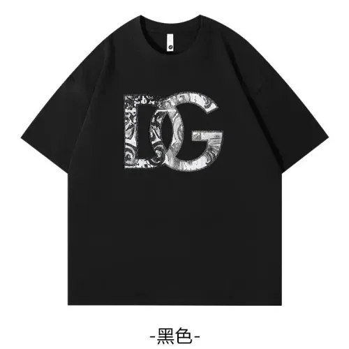 Dolce &amp; Gabbana D&amp;G T-Shirts Short Sleeved For Unisex #1420745 $34.00 USD, Wholesale Replica Dolce &amp; Gabbana D&amp;G T-Shirts