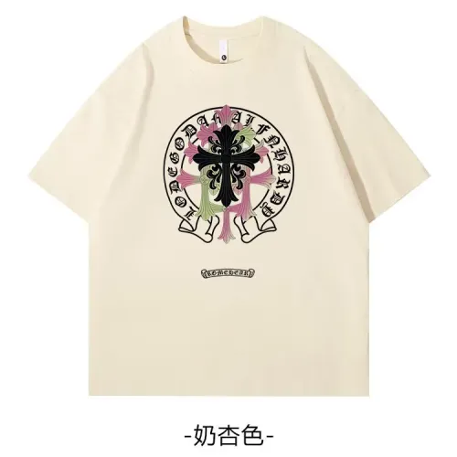 Chrome Hearts T-Shirts Short Sleeved For Unisex #1420766 $34.00 USD, Wholesale Replica Chrome Hearts T-Shirts