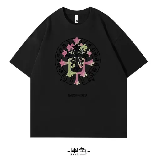 Chrome Hearts T-Shirts Short Sleeved For Unisex #1420769 $34.00 USD, Wholesale Replica Chrome Hearts T-Shirts
