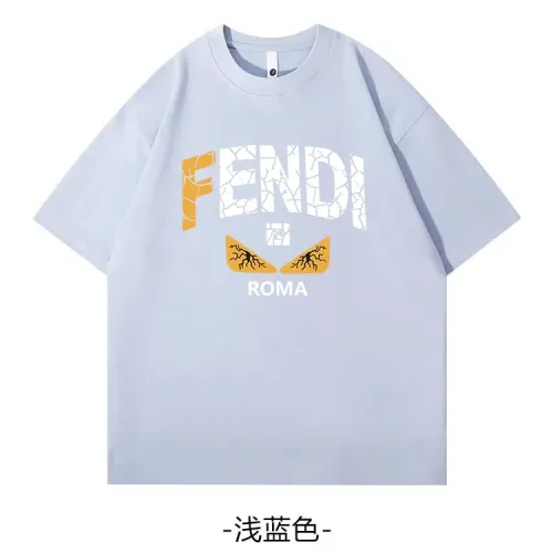 Fendi T-Shirts Short Sleeved For Unisex #1420801 $34.00 USD, Wholesale Replica Fendi T-Shirts