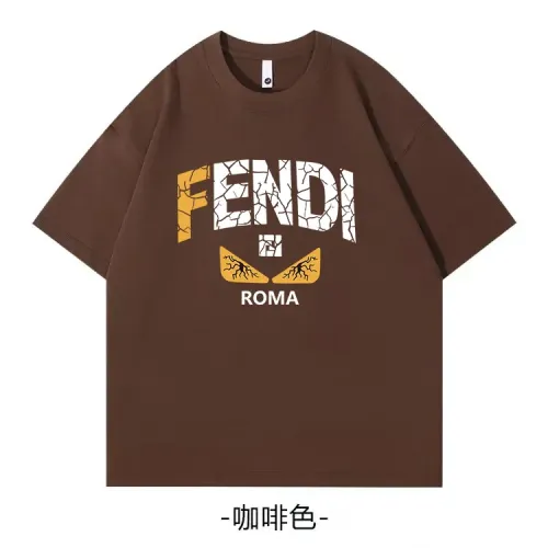 Fendi T-Shirts Short Sleeved For Unisex #1420803 $34.00 USD, Wholesale Replica Fendi T-Shirts