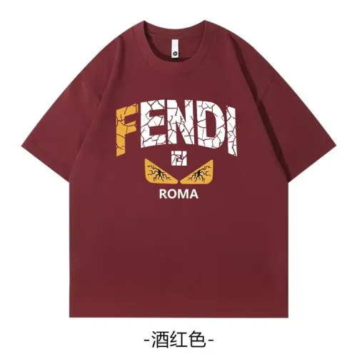Fendi T-Shirts Short Sleeved For Unisex #1420804 $34.00 USD, Wholesale Replica Fendi T-Shirts