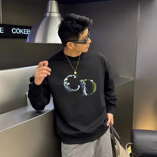 Replica Christian Dior Hoodies Long Sleeved For Men #1420812 $48.00 USD for Wholesale