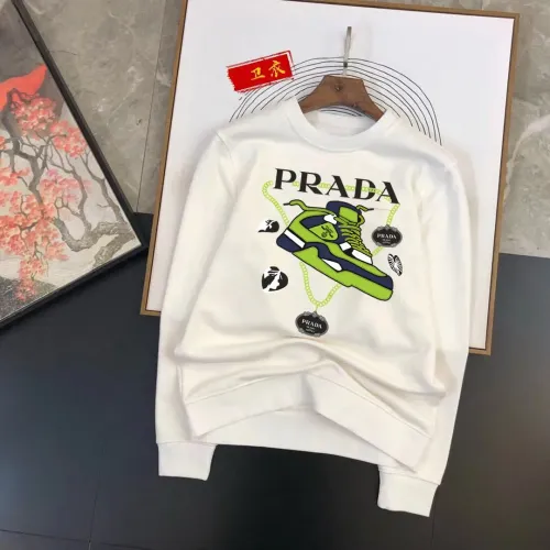 Prada Hoodies Long Sleeved For Men #1420865 $48.00 USD, Wholesale Replica Prada Hoodies